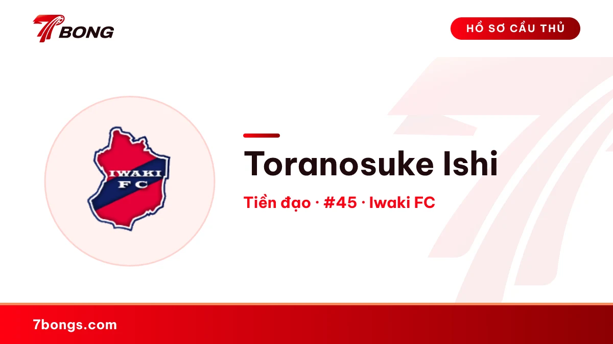 Toranosuke Ishi — Iwaki FC