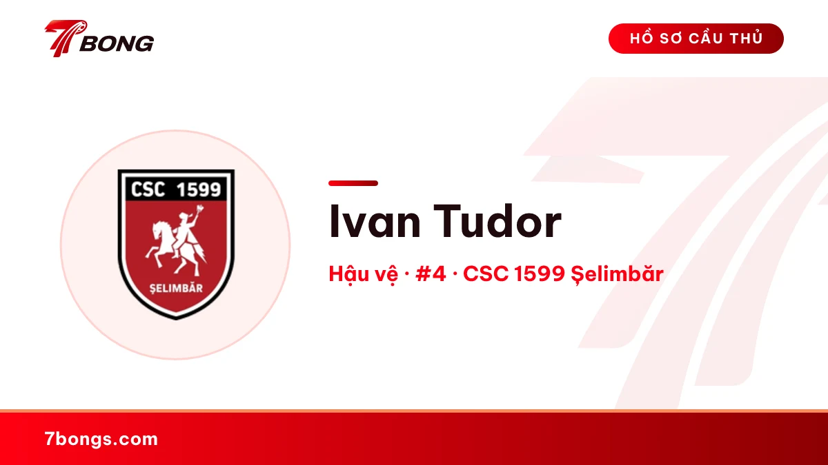 Ivan Tudor — CSC 1599 Șelimbăr