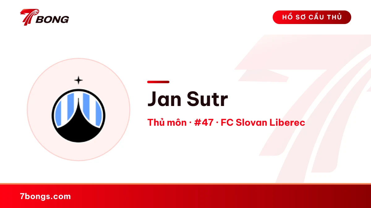 Jan Sutr — FC Slovan Liberec