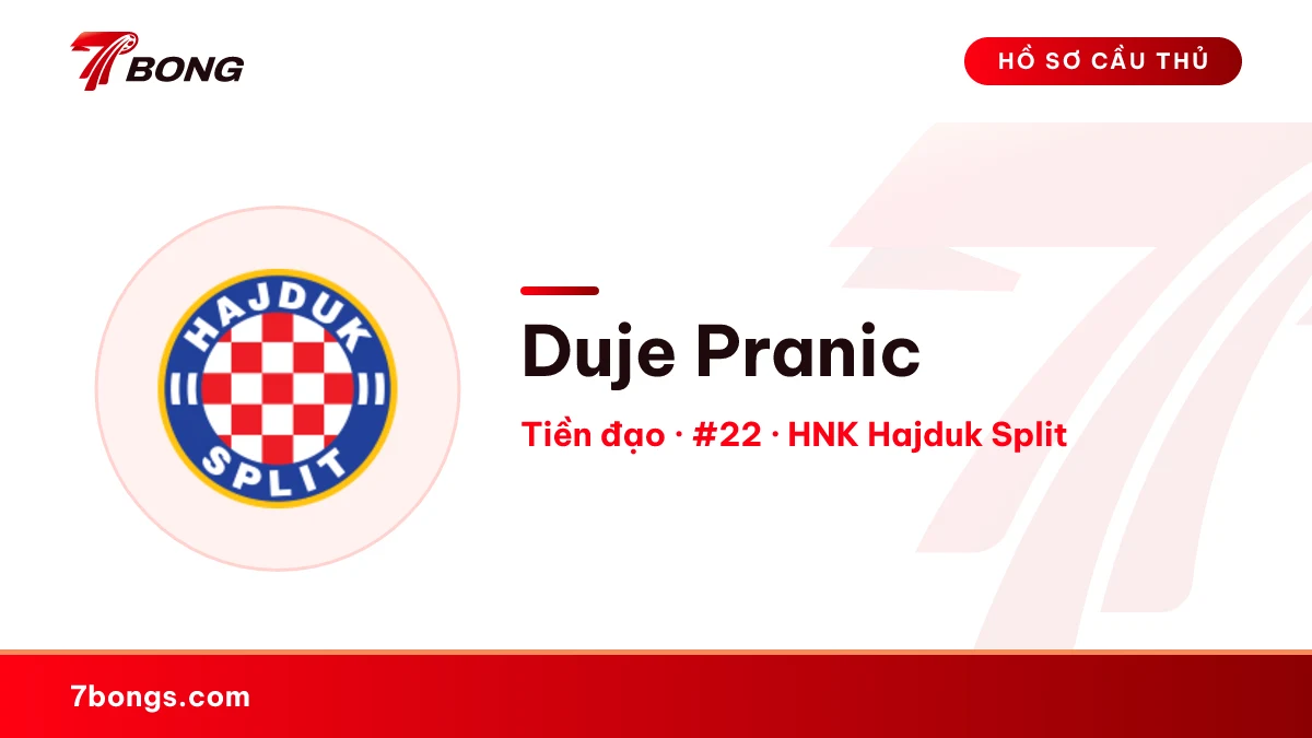 Duje Pranic — HNK Hajduk Split