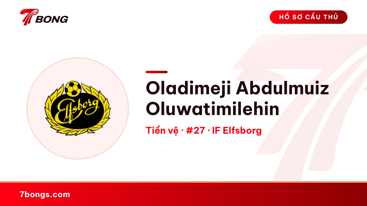 Oladimeji Abdulmuiz Oluwatimilehin — IF Elfsborg