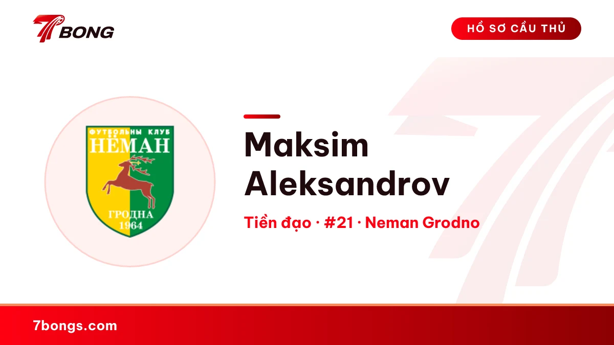 Maksim Aleksandrov — Neman Grodno