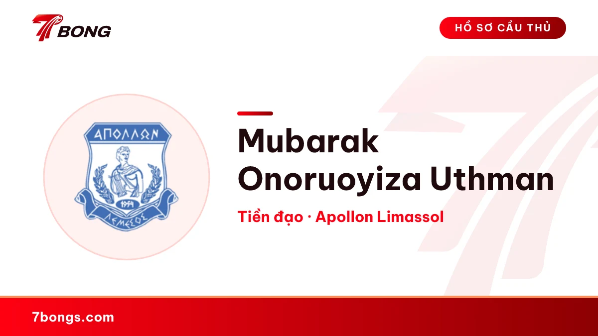 Mubarak Onoruoyiza Uthman — Apollon Limassol