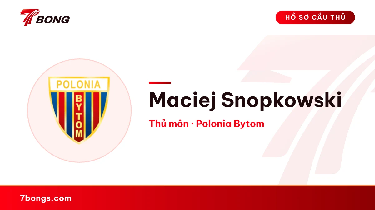 Maciej Snopkowski — Polonia Bytom