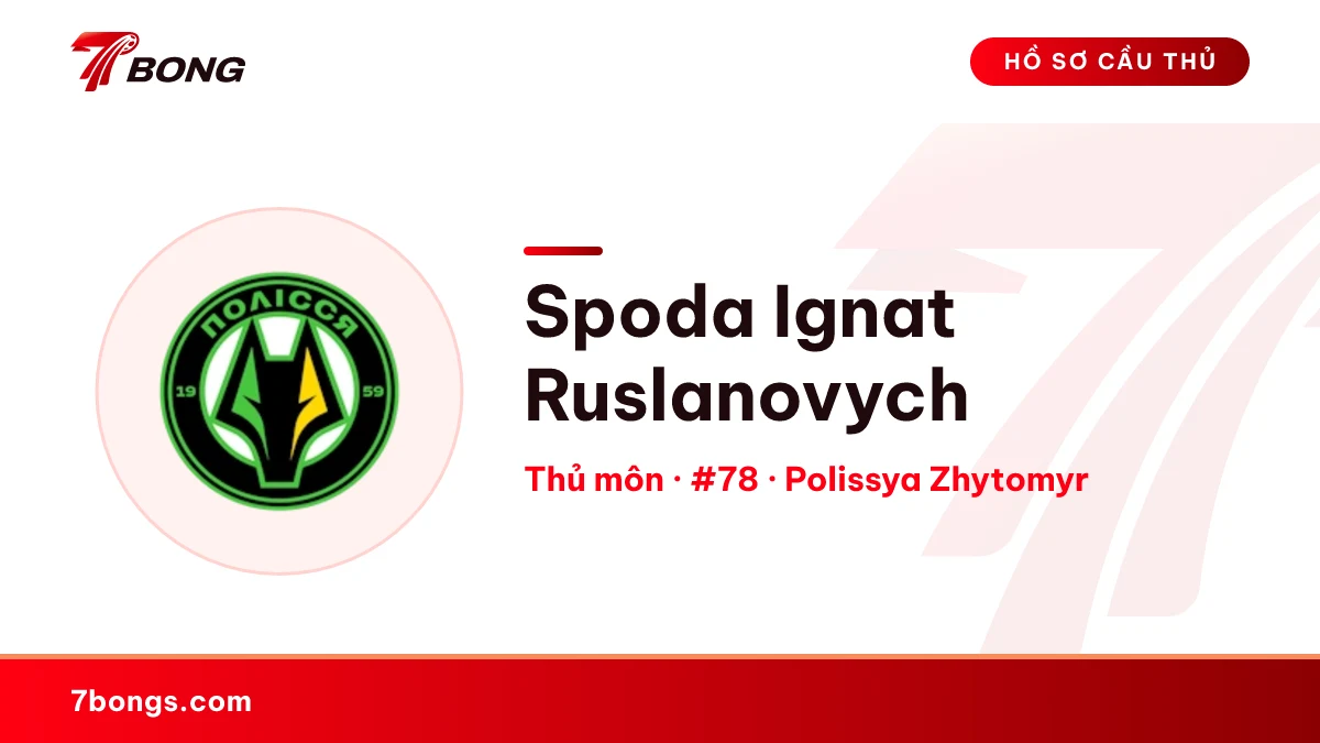Spoda Ignat Ruslanovych — Polissya Zhytomyr
