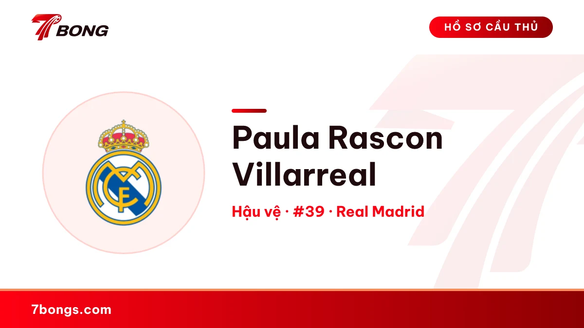 Paula Rascon Villarreal — Real Madrid