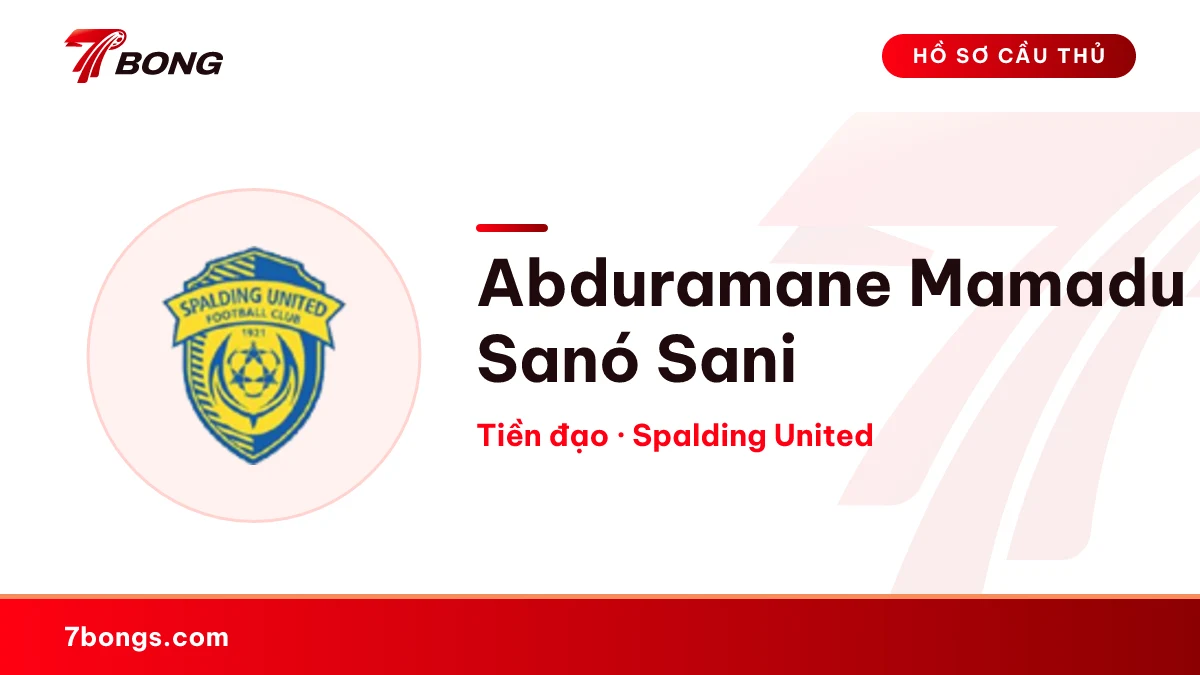 Abduramane Mamadu Sanó Sani — Spalding United