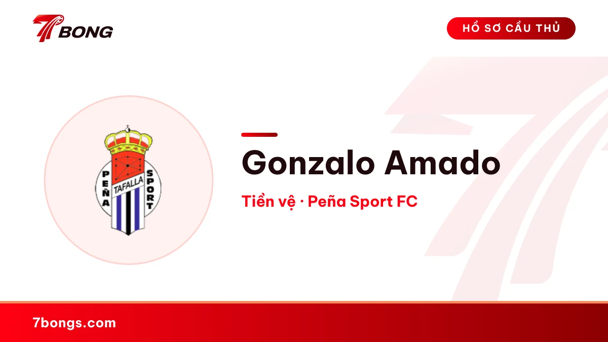Gonzalo Amado — Peña Sport FC