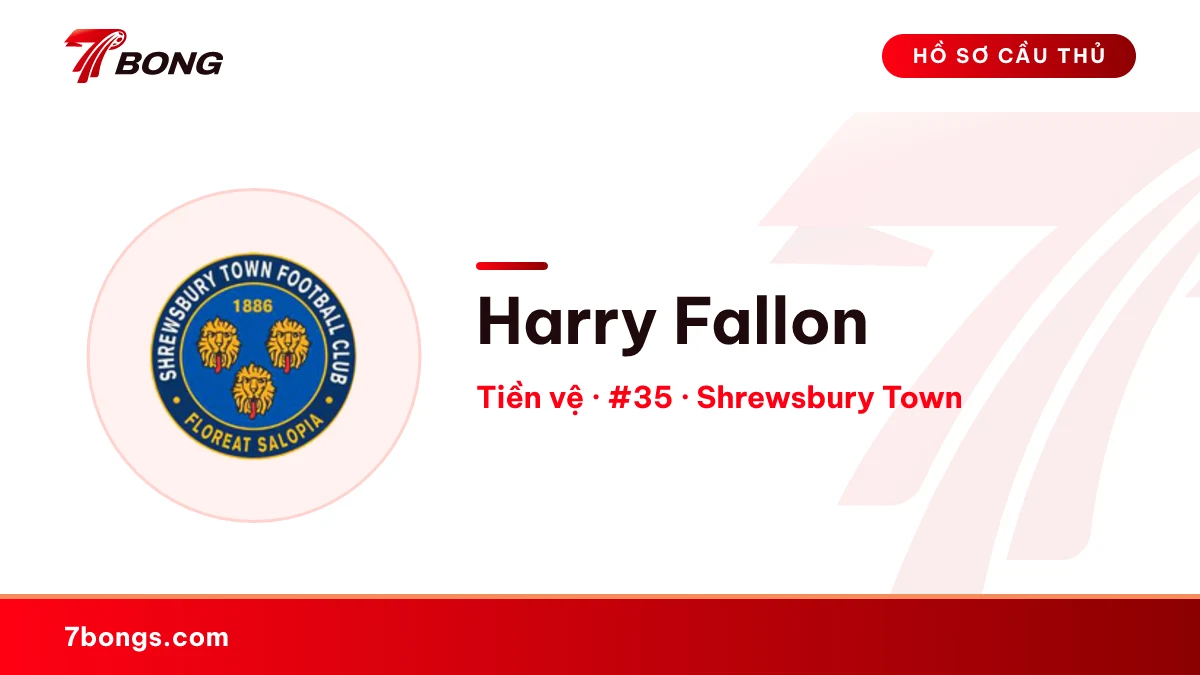 Harry Fallon — Shrewsbury Town