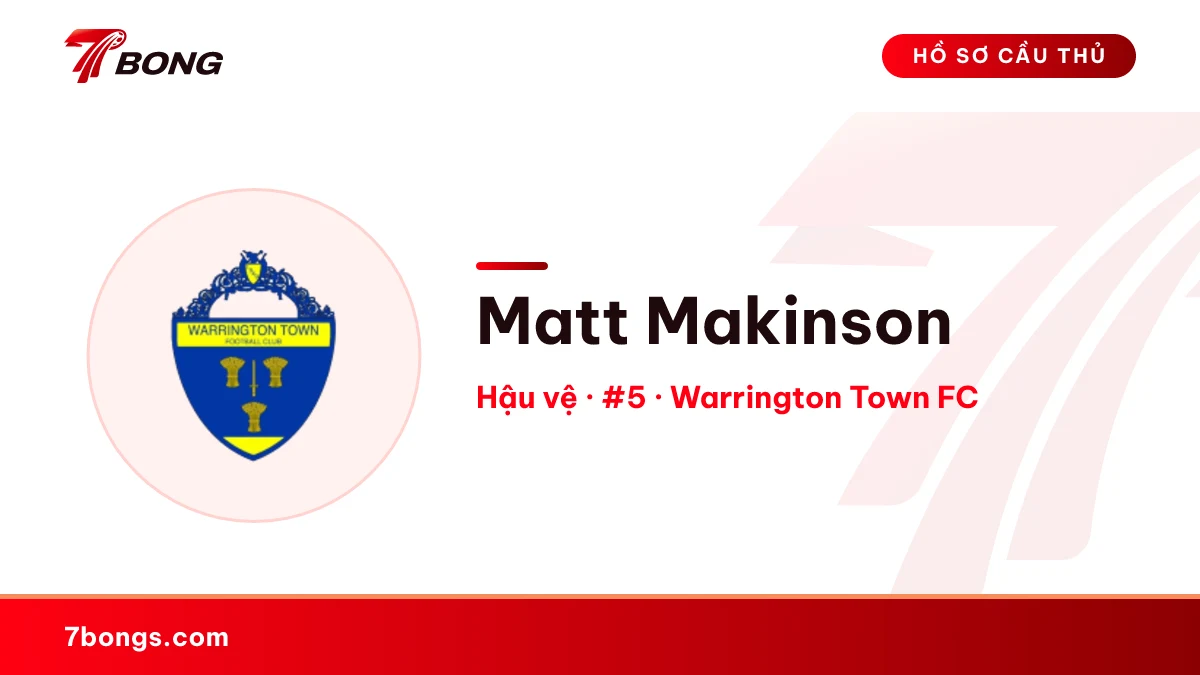 Matt Makinson — Warrington Town FC