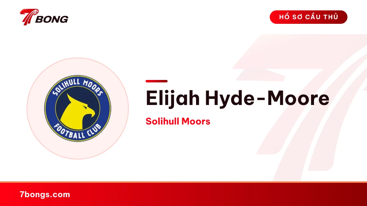 Elijah Hyde-Moore — Solihull Moors