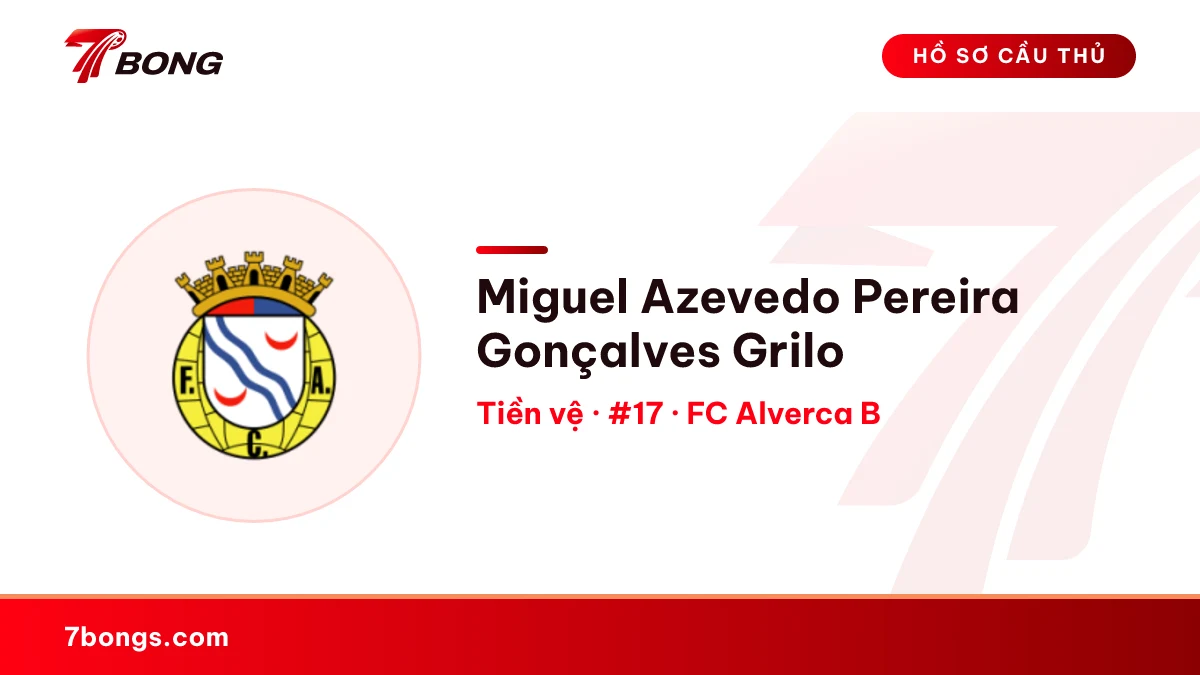 Miguel Azevedo Pereira Gonçalves Grilo — FC Alverca B