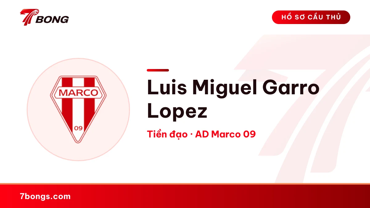 Luis Miguel Garro Lopez — AD Marco 09