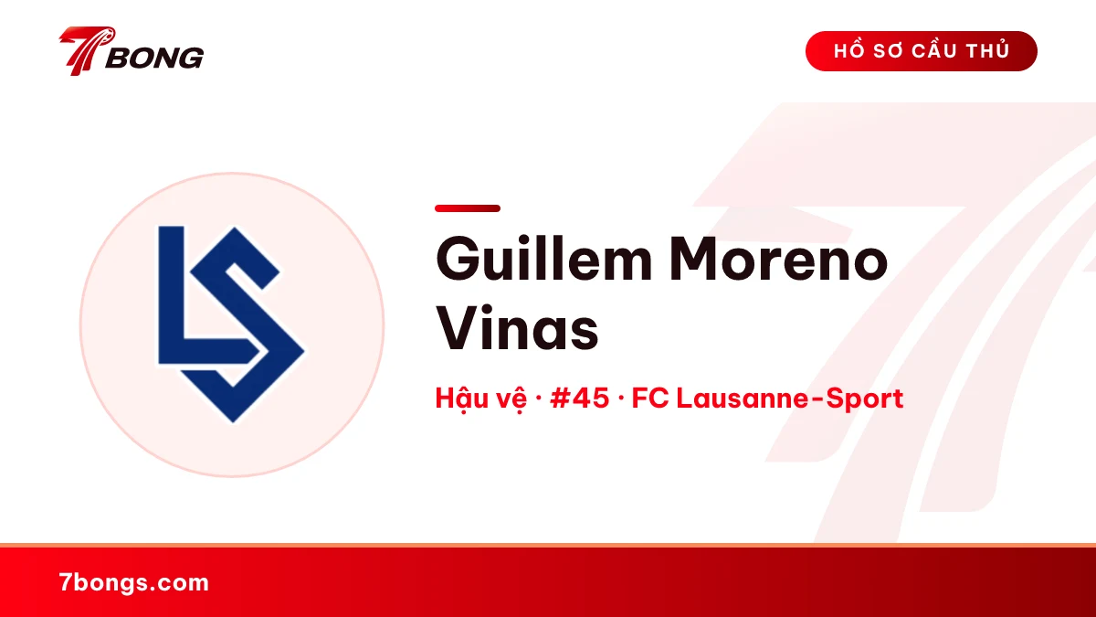 Guillem Moreno Vinas — FC Lausanne-Sport