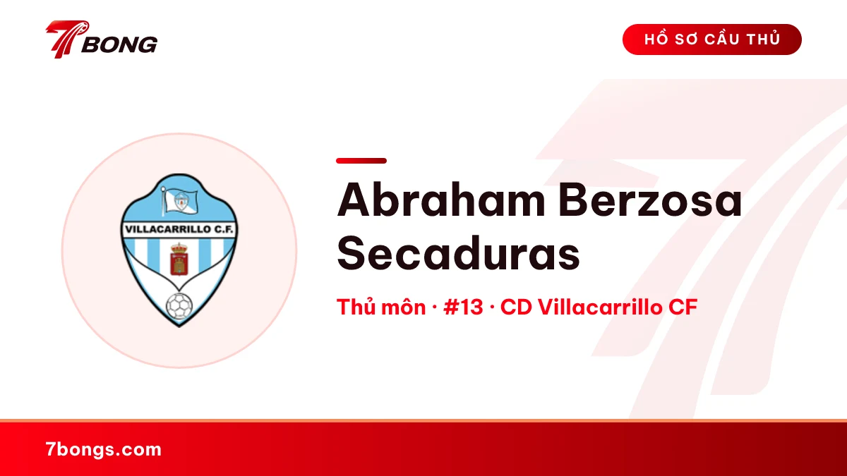 Abraham Berzosa Secaduras — CD Villacarrillo CF