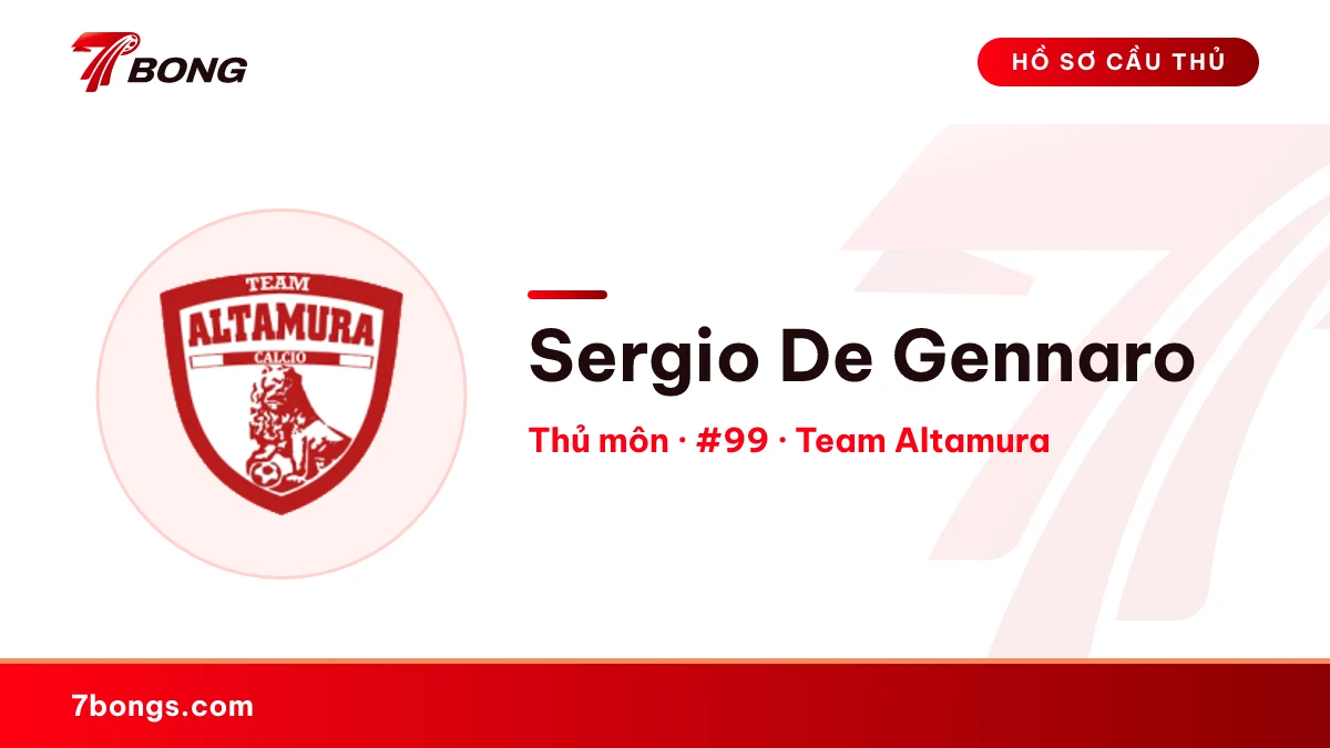 Sergio De Gennaro — Team Altamura