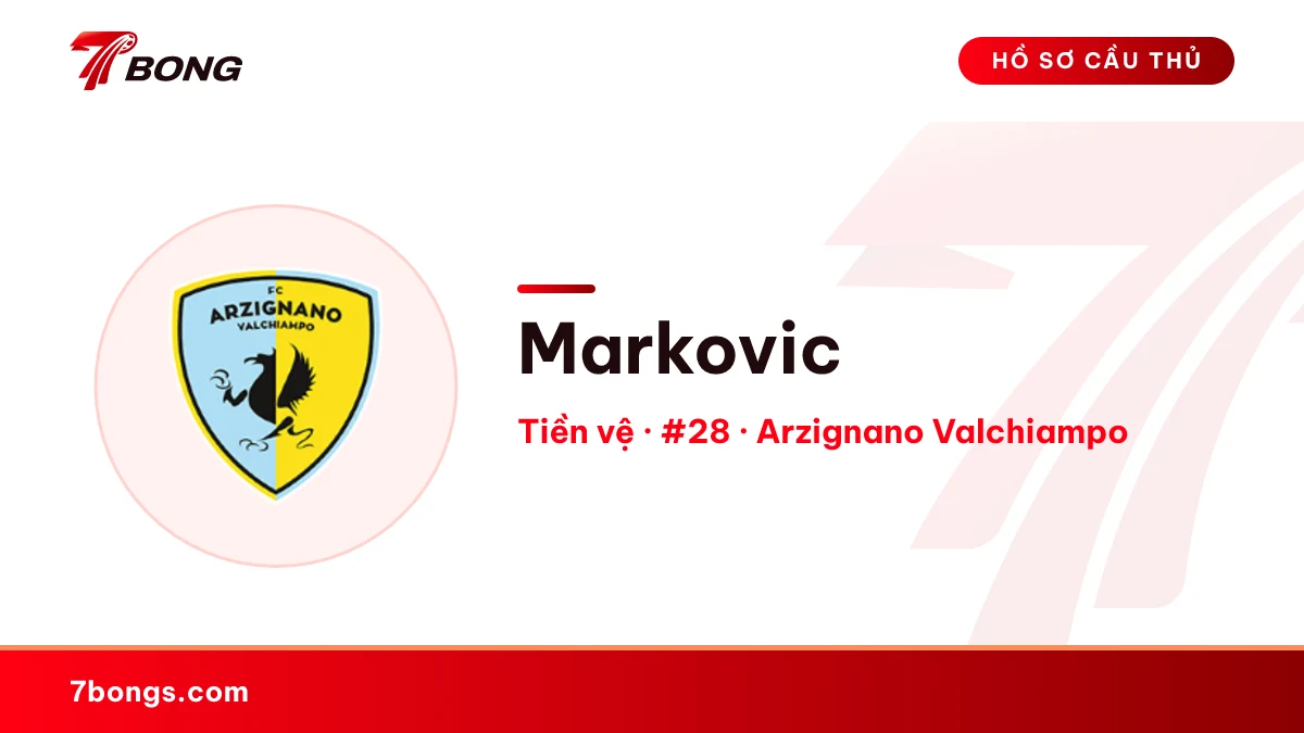 Markovic — Arzignano Valchiampo