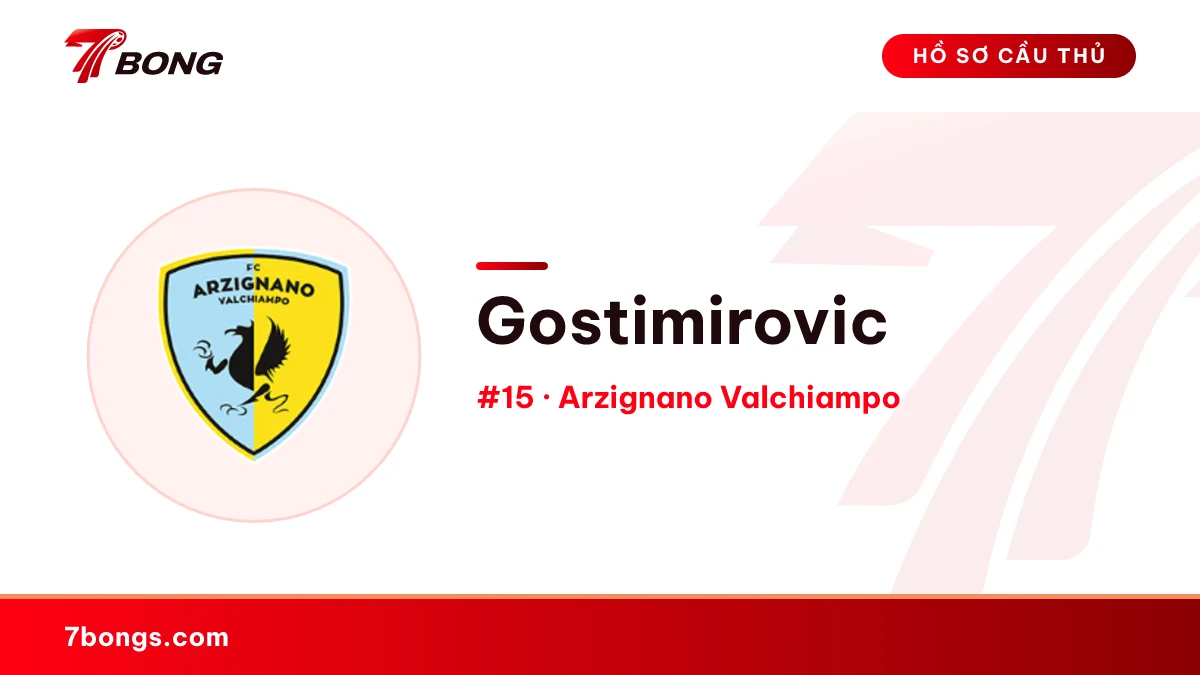 Gostimirovic — Arzignano Valchiampo