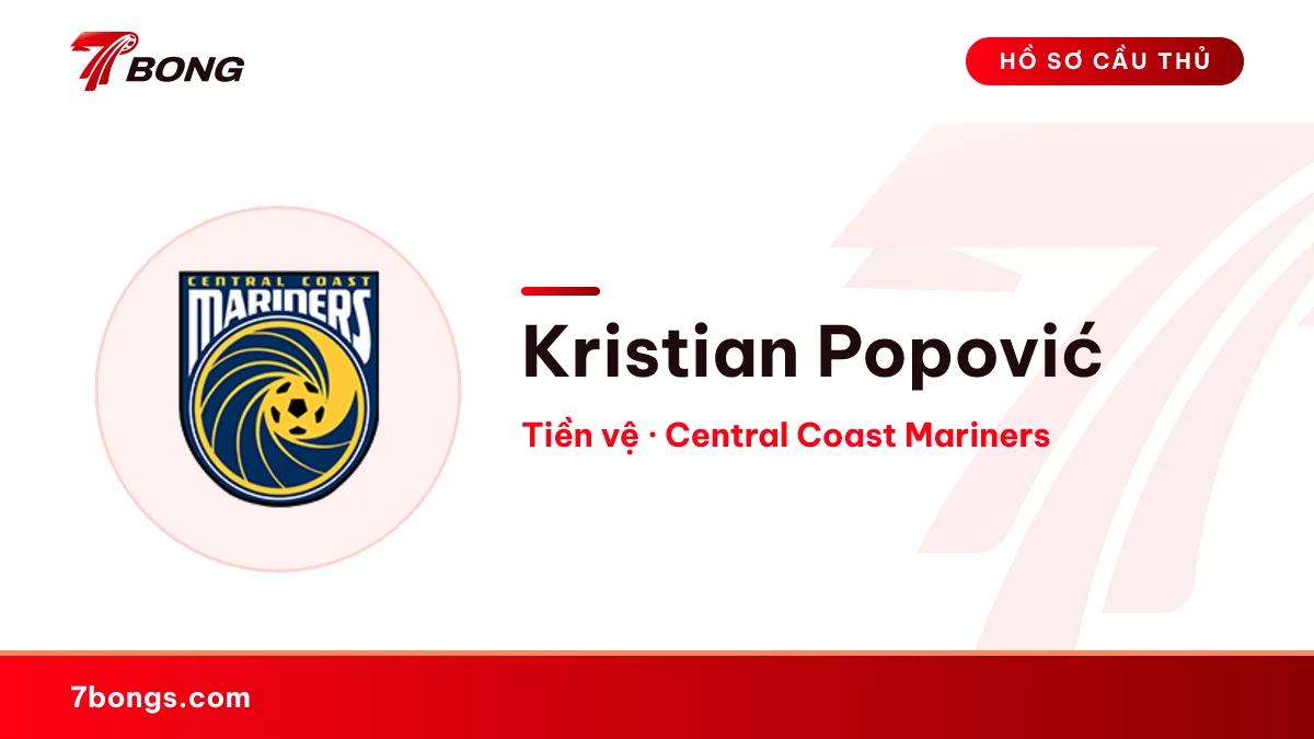 Kristian Popović — Central Coast Mariners