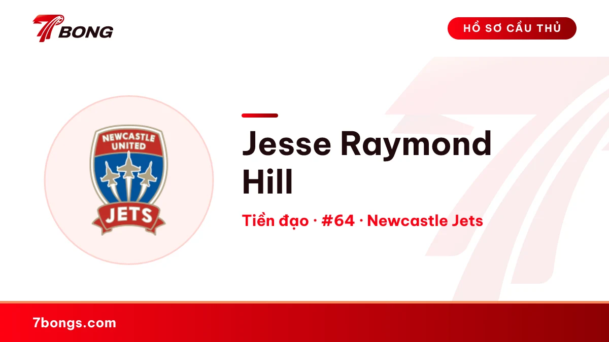 Jesse Raymond Hill — Newcastle Jets