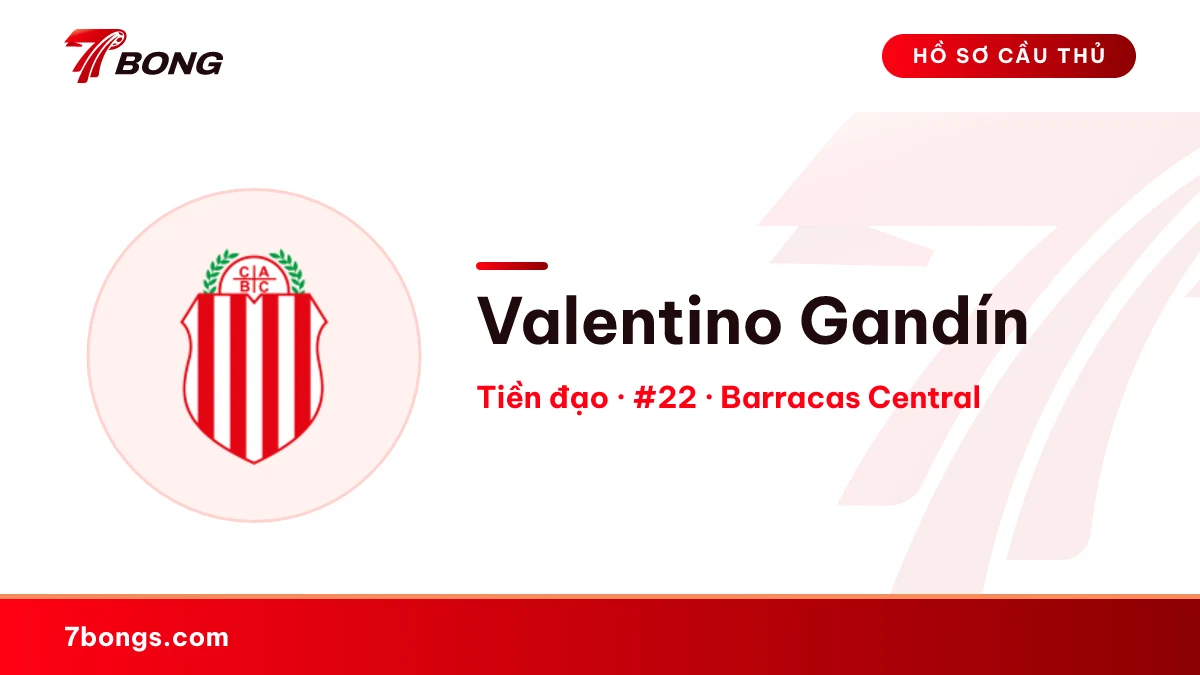 Valentino Gandín — Barracas Central