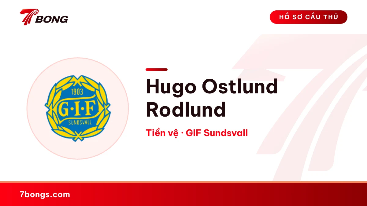 Hugo Ostlund Rodlund — GIF Sundsvall