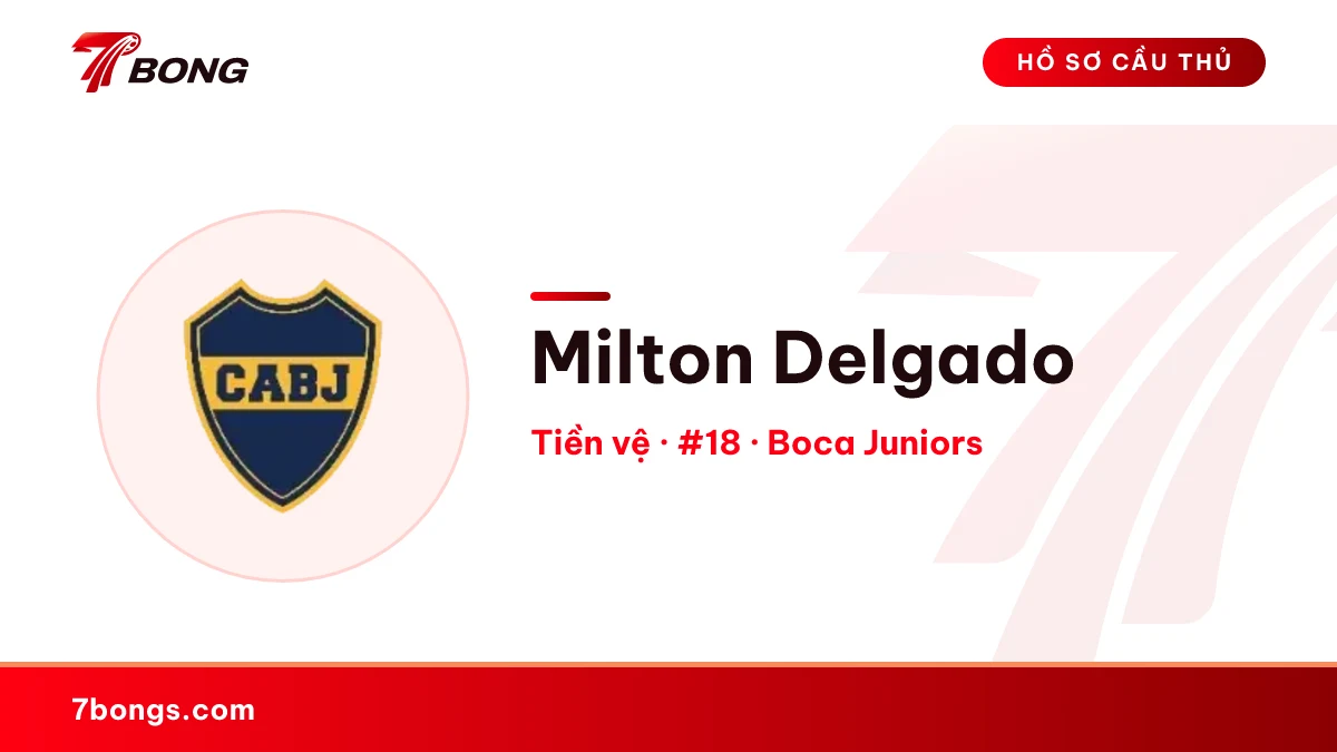 Milton Delgado — Boca Juniors