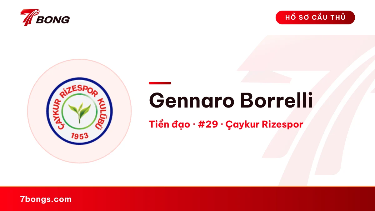 Gennaro Borrelli — Çaykur Rizespor