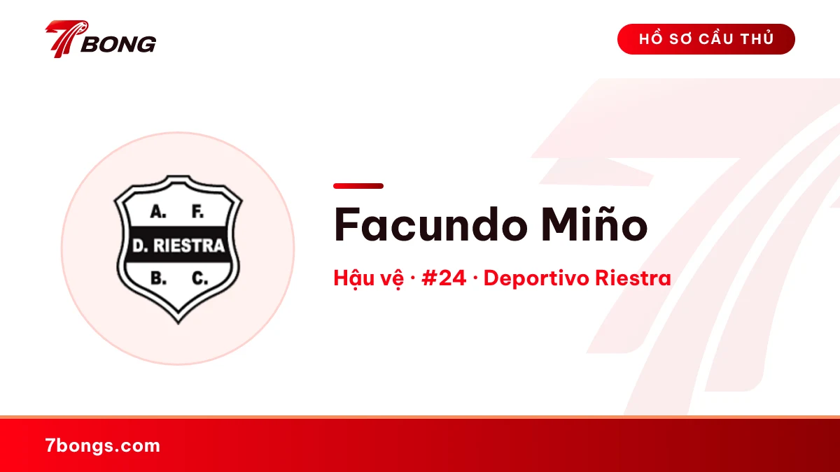 Facundo Miño — Deportivo Riestra