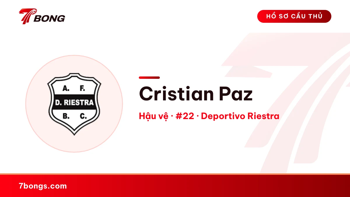 Cristian Paz — Deportivo Riestra