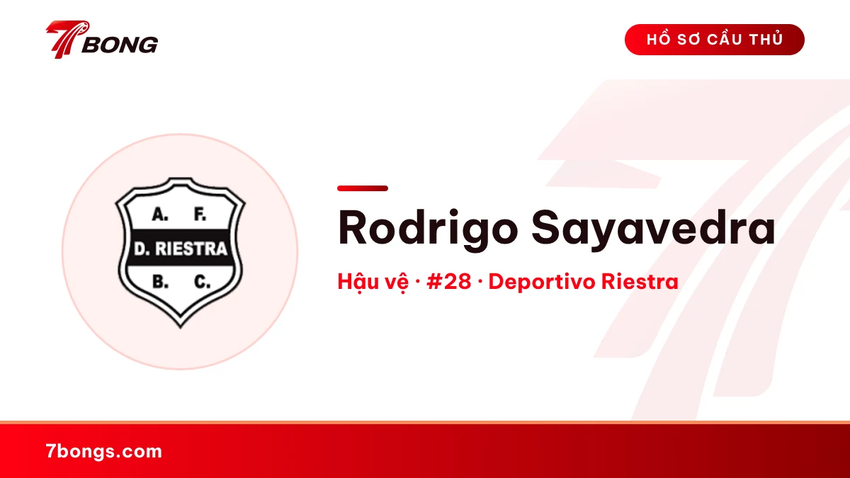 Rodrigo Sayavedra — Deportivo Riestra