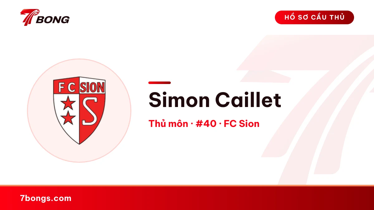 Simon Caillet — FC Sion