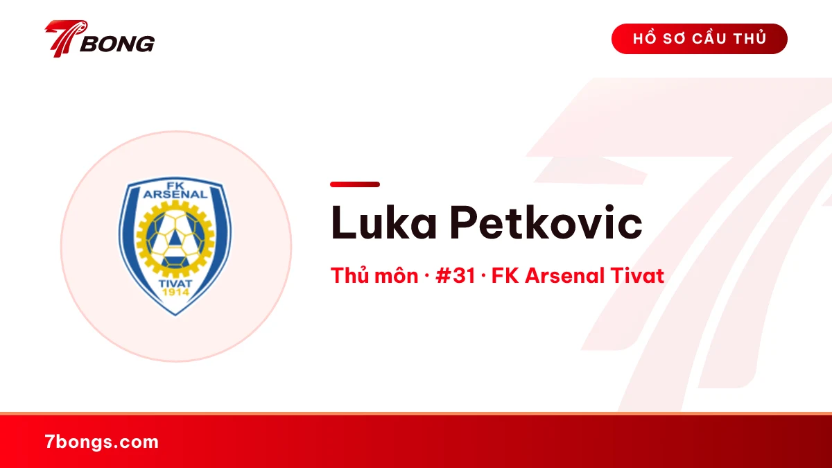 Luka Petkovic — FK Arsenal Tivat