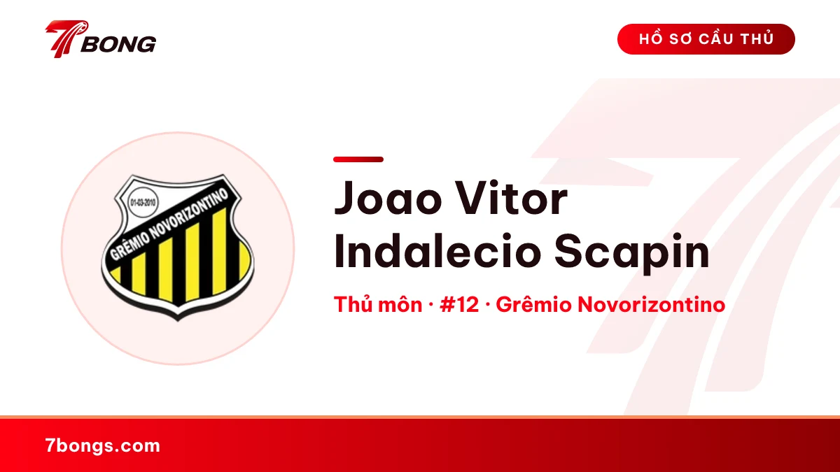 Joao Vitor Indalecio Scapin — Grêmio Novorizontino