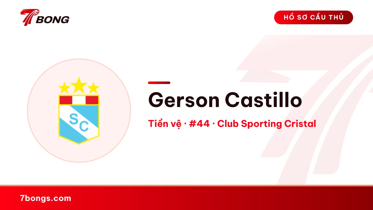 Gerson Castillo — Club Sporting Cristal