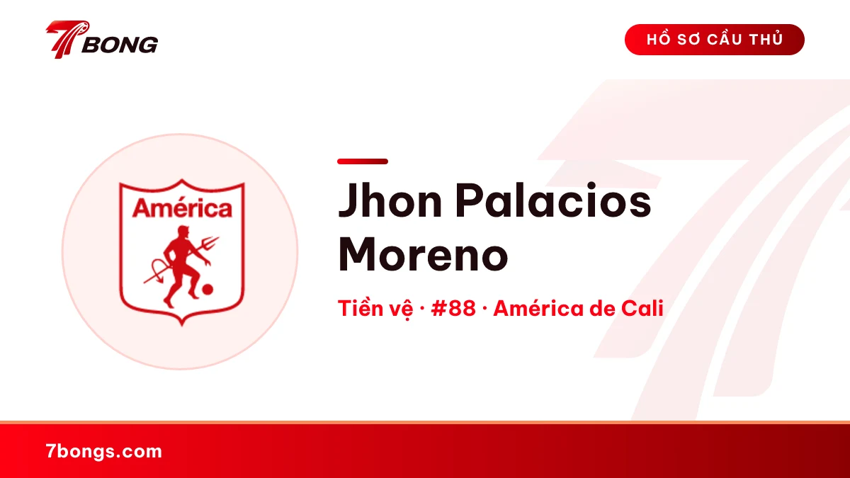 Jhon Palacios Moreno — América de Cali