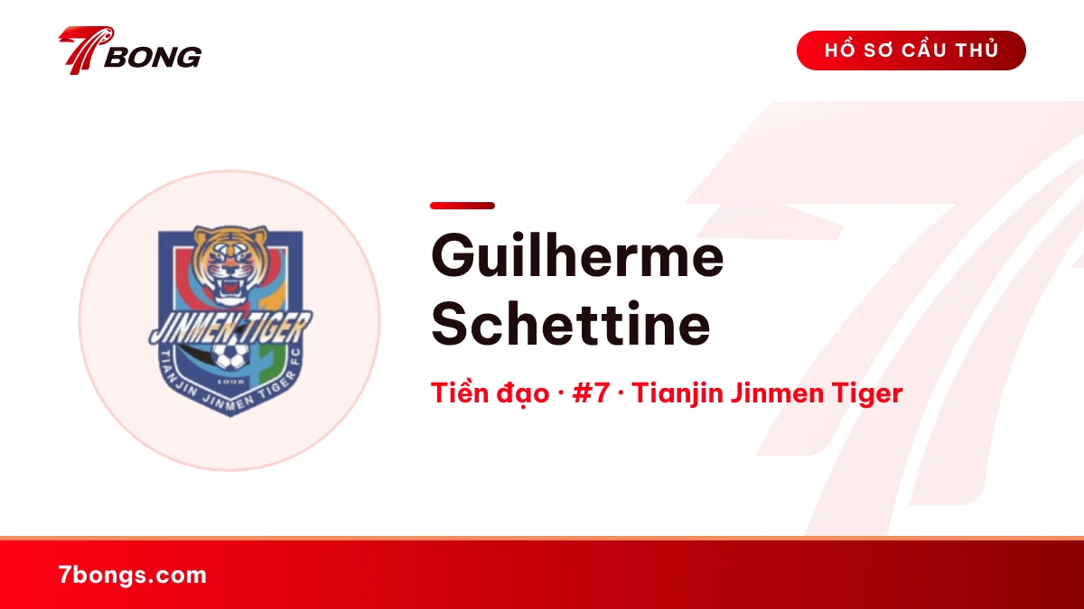 Guilherme Schettine — Tianjin Jinmen Tiger
