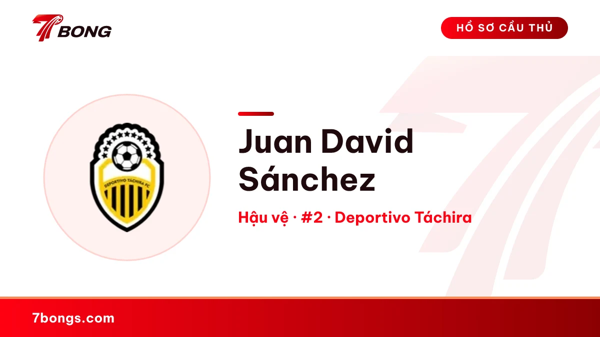 Juan David Sánchez — Deportivo Táchira