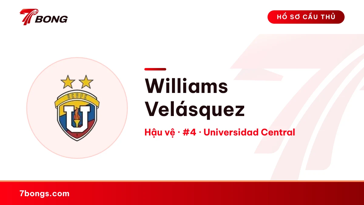 Williams Velásquez — Universidad Central