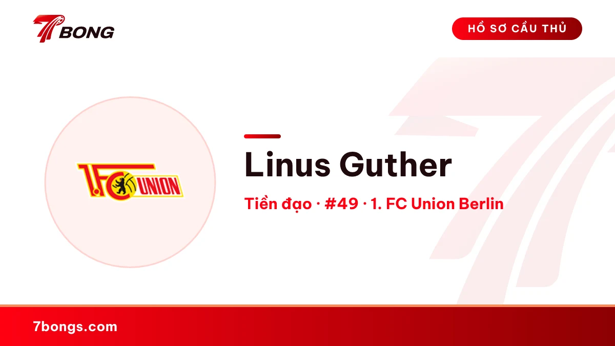 Linus Guther — 1. FC Union Berlin
