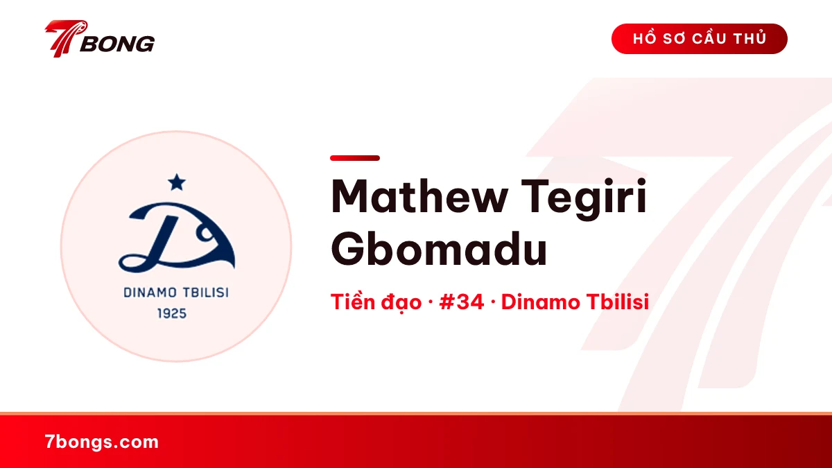 Mathew Tegiri Gbomadu — Dinamo Tbilisi