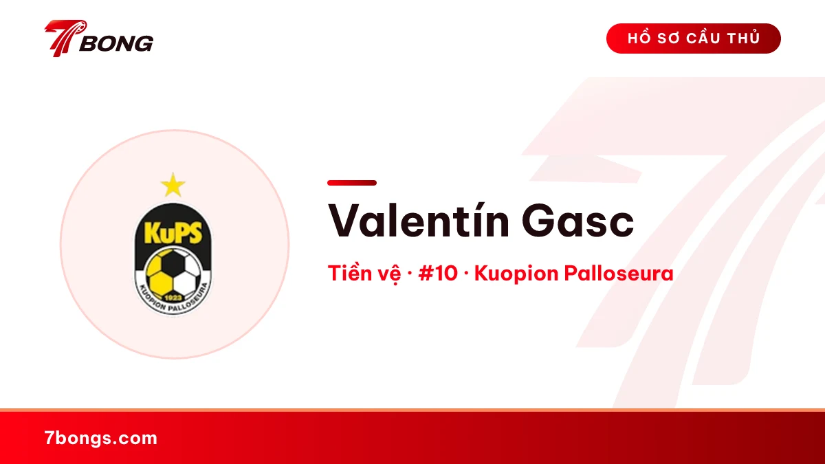 Valentín Gasc — Kuopion Palloseura