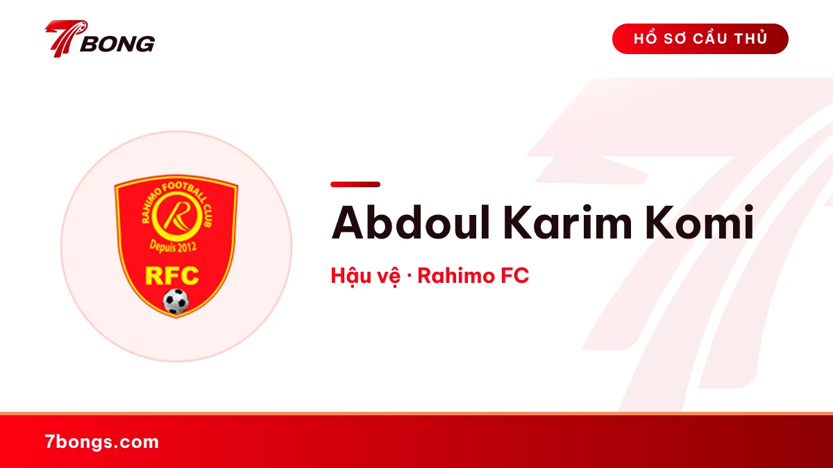 Abdoul Karim Komi — Rahimo FC