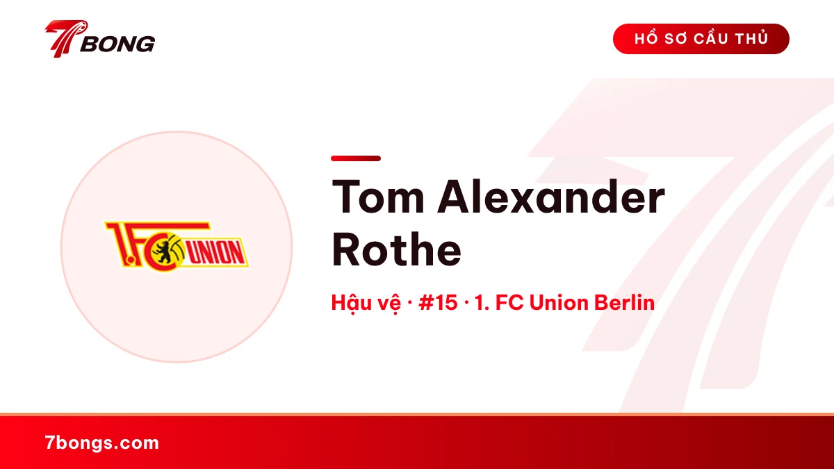 Tom Alexander Rothe — 1. FC Union Berlin