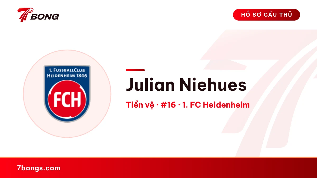 Julian Niehues — 1. FC Heidenheim