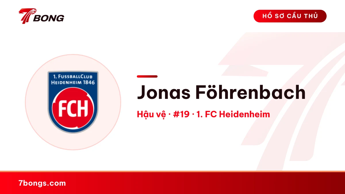 Jonas Föhrenbach — 1. FC Heidenheim