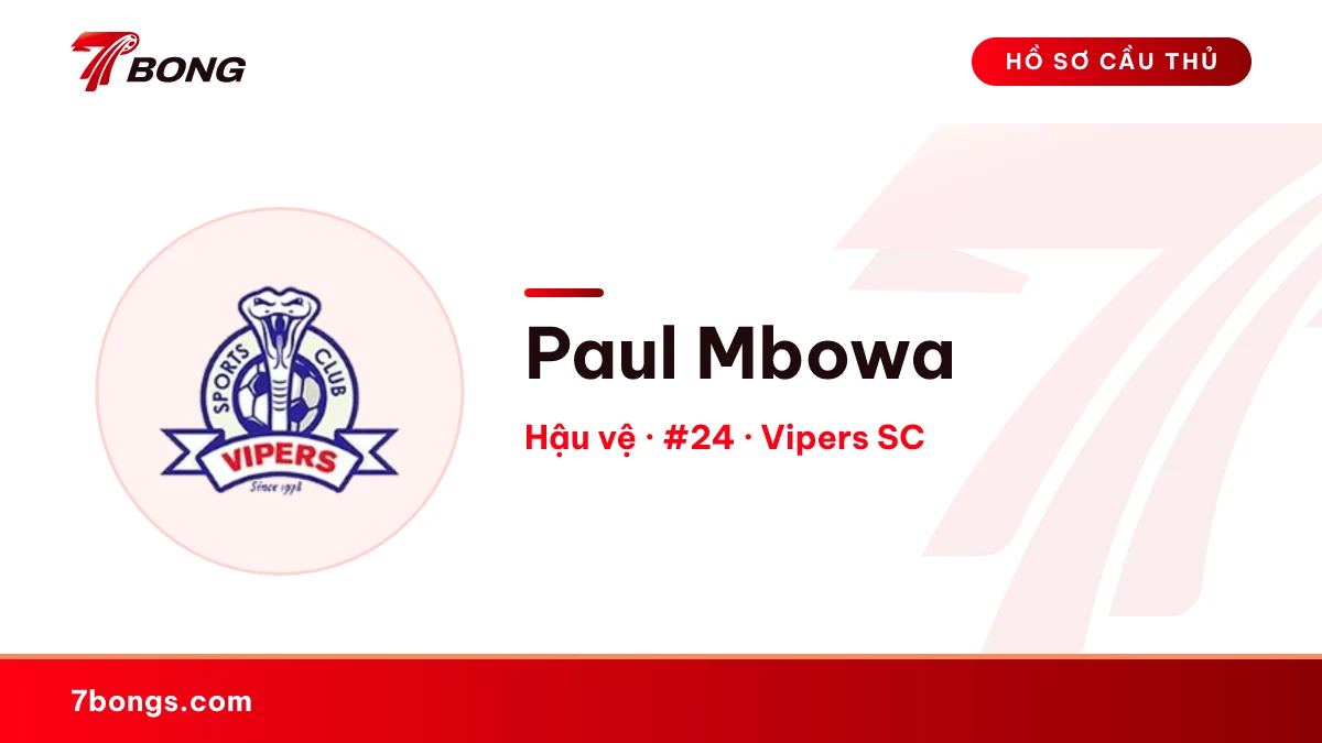 Paul Mbowa — Vipers SC