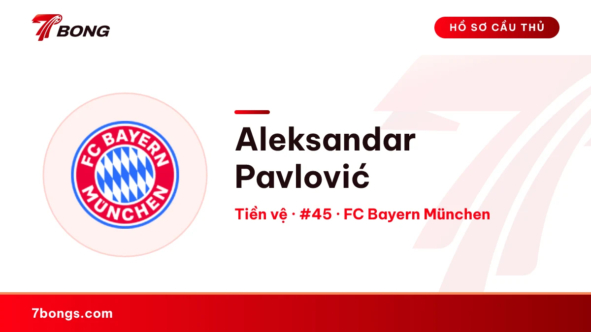Aleksandar Pavlović — FC Bayern München