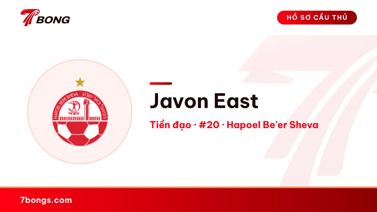 Javon East — Hapoel Be'er Sheva