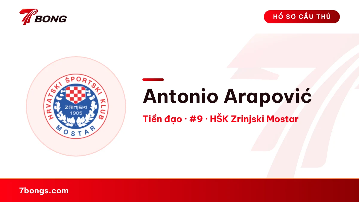 Antonio Arapović — HŠK Zrinjski Mostar
